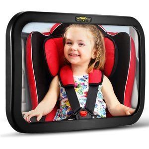 Baby Car Mirror,  Seat Safely Monitor Infant in Rear Facing Seat, Shatterproof